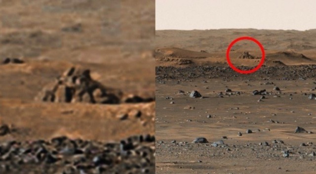 «Рукотворный храм» обнаружен на фото с Марса