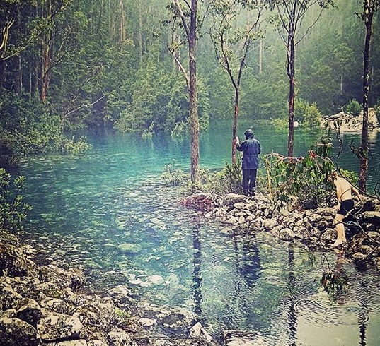 В Тасмании удалось сфотографировать озеро, которое появляется внезапно