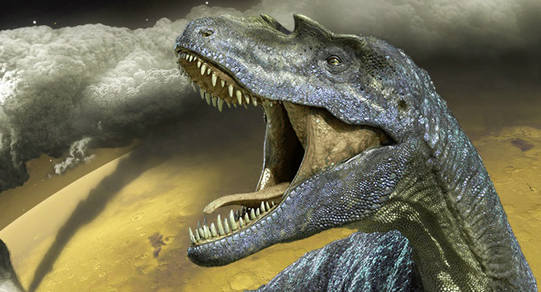 Огромного «динозавра» обнаружил уфолог на Луне