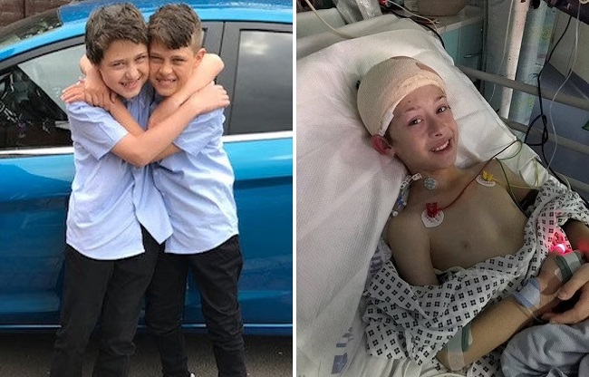 У мальчика обнаружили рак через две недели после смерти от рака его брата-близнеца