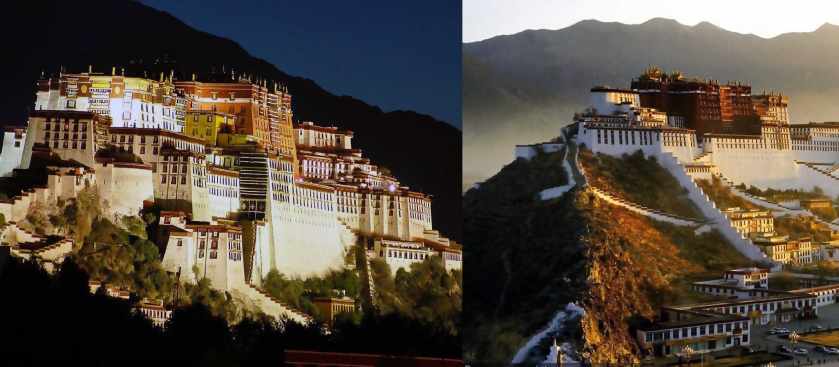 Потала - дворец далай-ламы в Лхасе (Тибет)