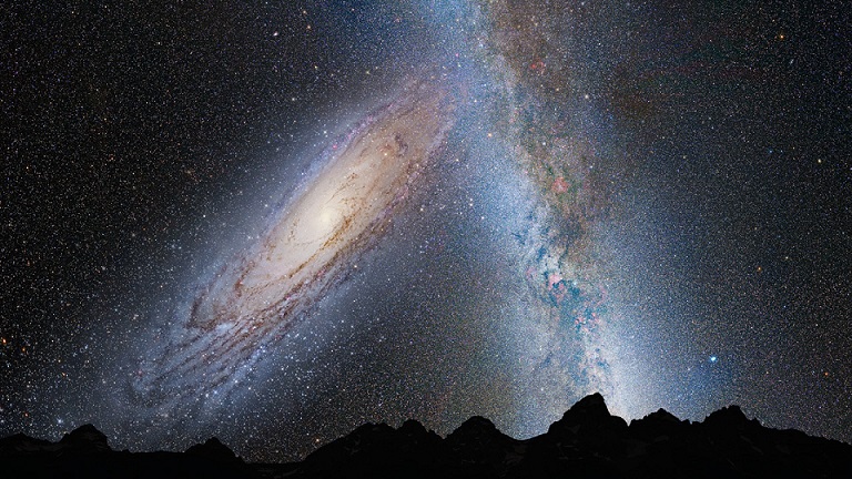 Млечный Путь уже начал свое столкновение с Андромедой, считают астрономы