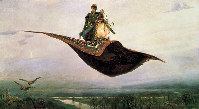 Волшебный ковер-самолет царя Соломона это транспорт инопланетян?