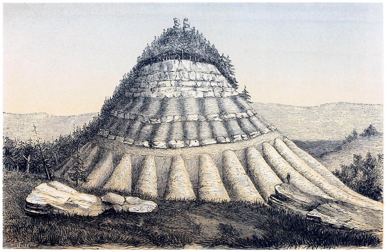 Необычная пирамида, которая некогда стояла в Мексике
