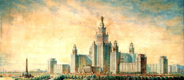 Сталинские высотки на карте Москвы - легенды и мифы