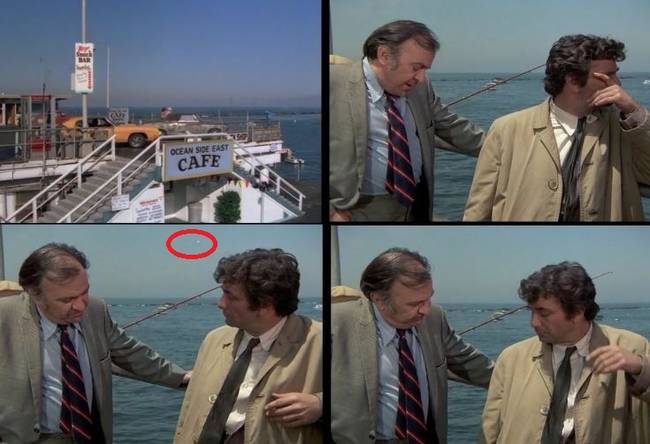 Пролетевший НЛО заметили в эпизоде сериала «Коломбо» 1972 года