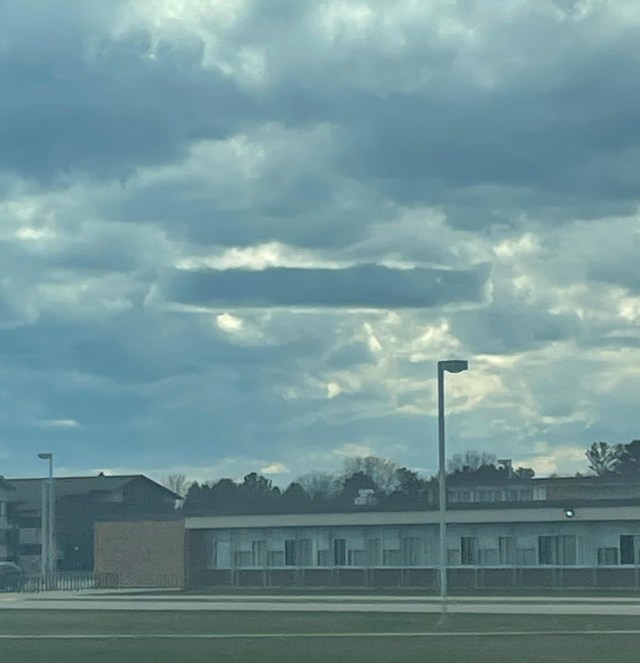 В Мичигане засняли прямоугольное облако