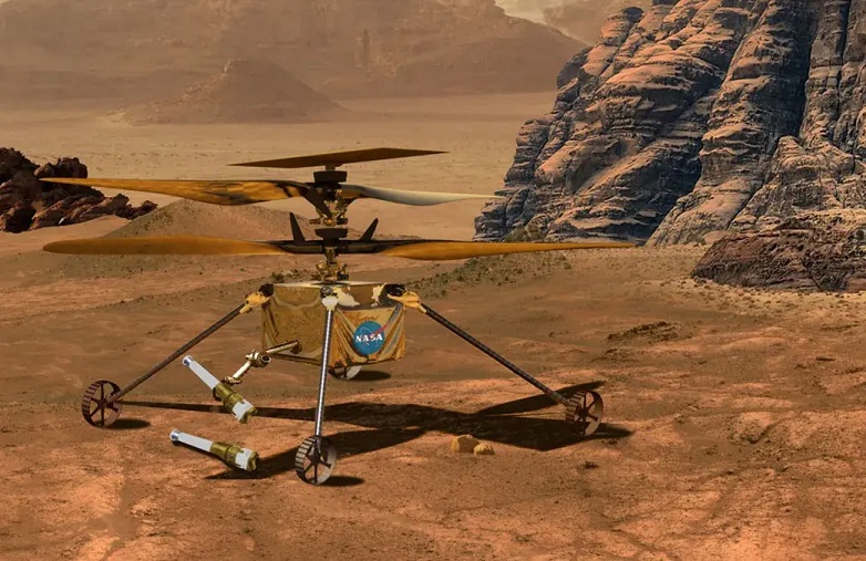 НАСА планирует возврат образцов с Марса с помощью двух вертолетов