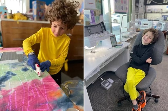 7-летний мальчик создает модели одежды с 4 лет и уверяет, что он реинкарнация модельера Гуччо Гуччи
