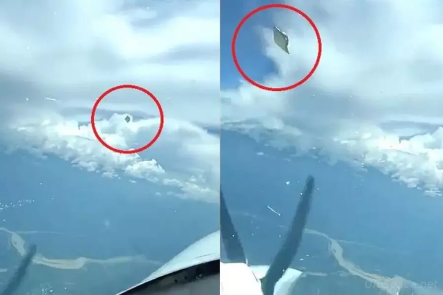 Они больше не прячутся: НЛО пролетел мимо самолета в Колумбии