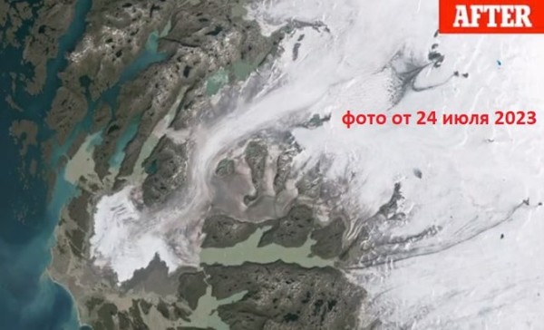 🌞 Самый жаркий июль в истории уничтожил существенную часть снега Гренландии