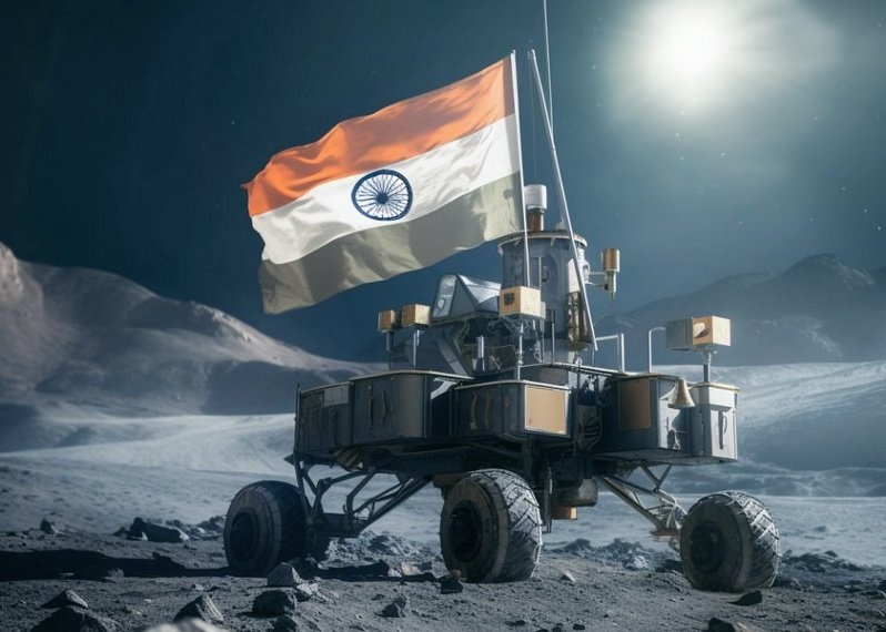 Индийский аппарат «Прагьян» зафиксировал аномально высокую температуру поверхности Луны