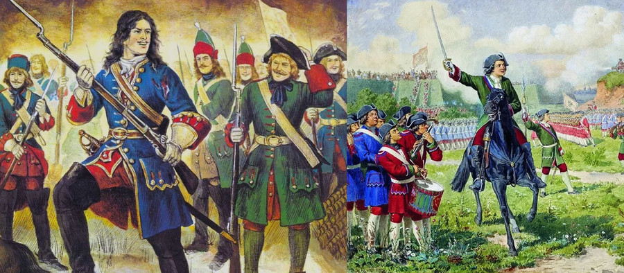 Как Пётр I создал русскую регулярную армию?