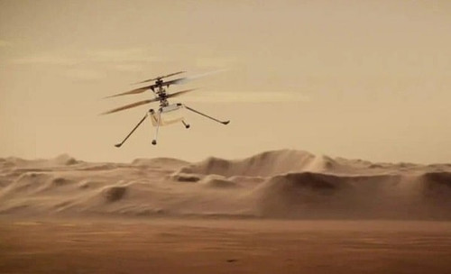 Главные достижения марсианского вертолета Ingenuity в 2021 году